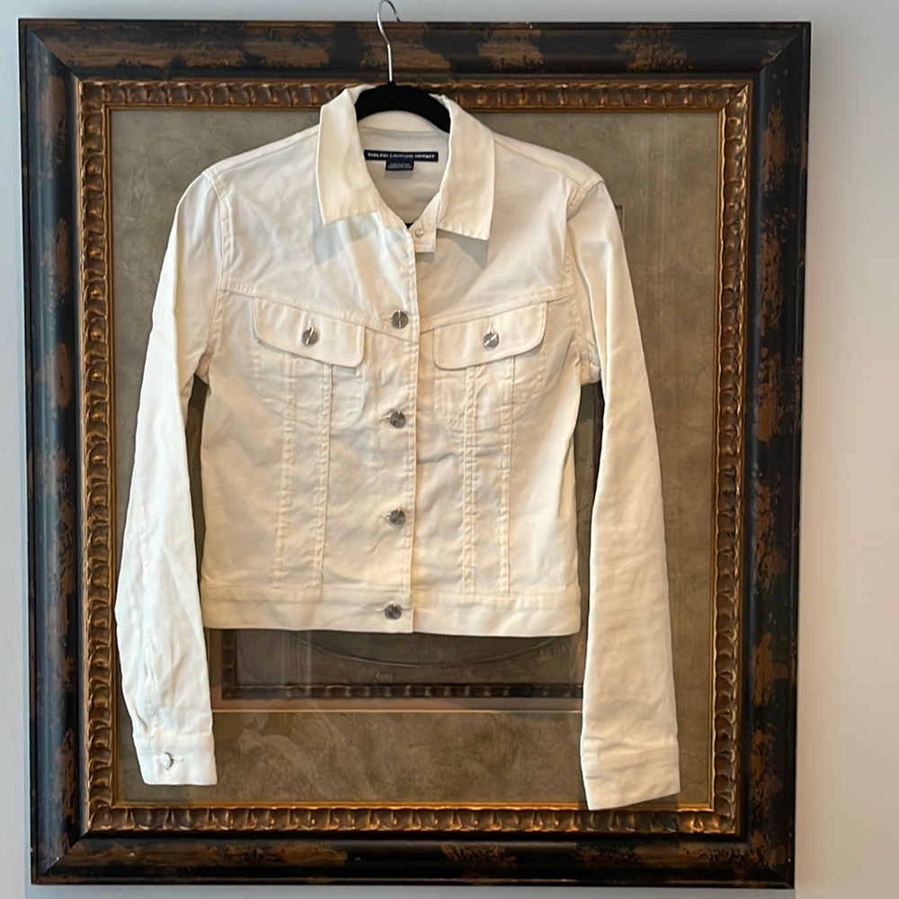 NWT Ralph Lauren Sport Vintage Ivory Jeans Jacket